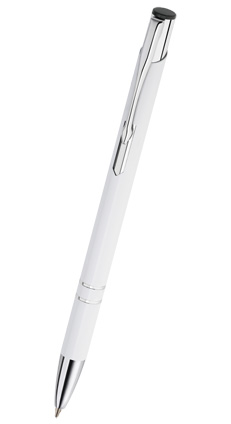 długopis metalowy - biały